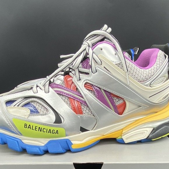 Size 9 - Balenciaga Track White/Silver/Multicolor 2022 - Picture 1 of 6